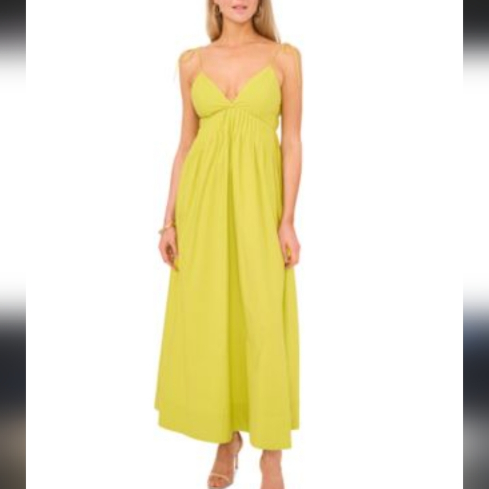 NWT 1.State Women's Cotton tie-strap Maxi Dress Size XS (WOULD FIT A S TOO)